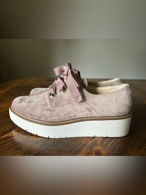 ZARA Woman MAUVE Platform Sneakers